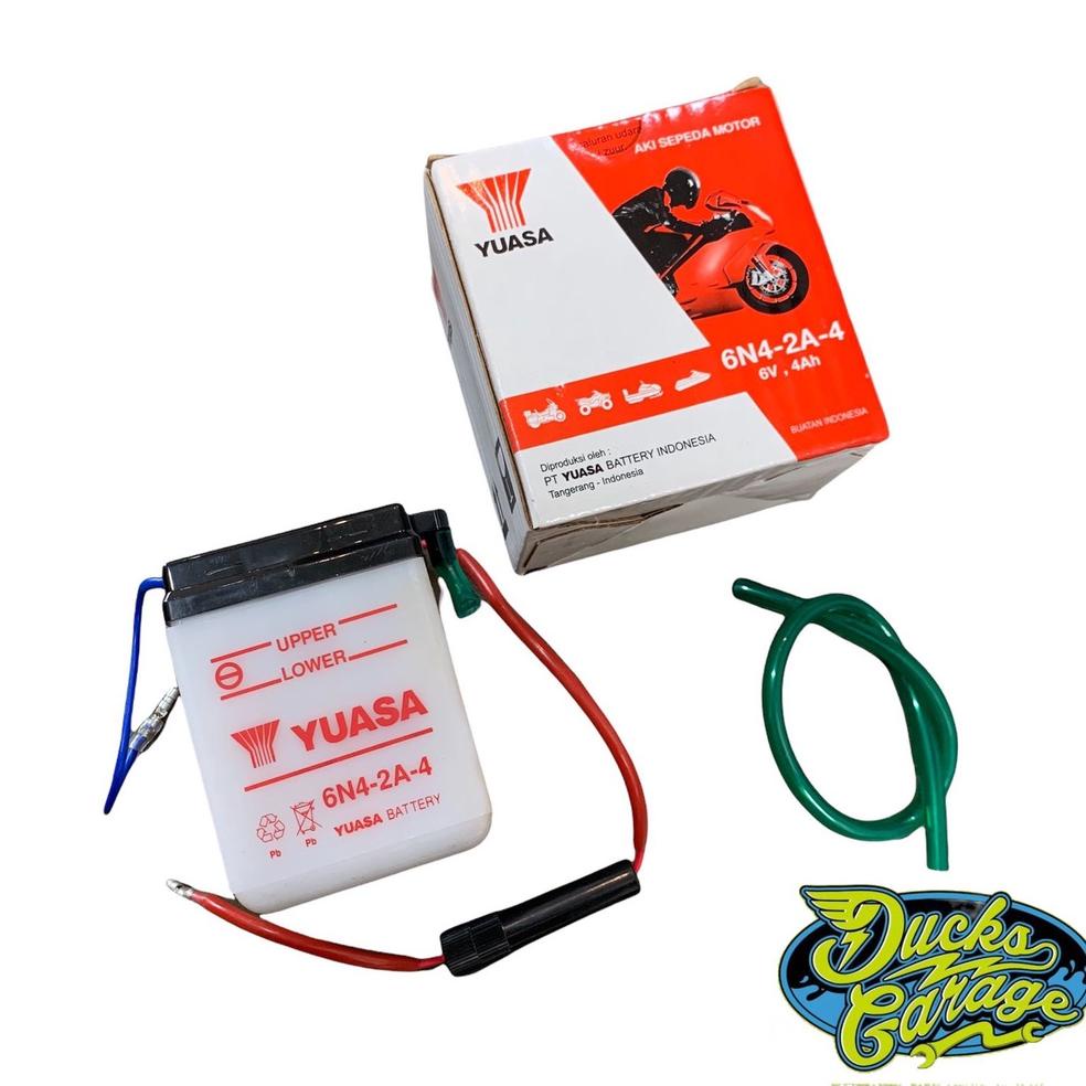 Aksesoris Aki Accu Batre Baterai Honda Win Win100 6Volt Motor Original