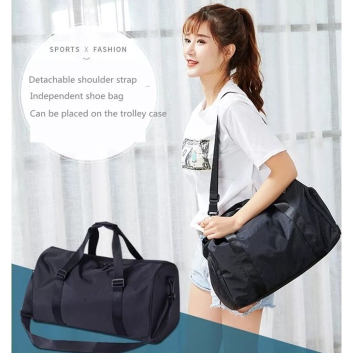 &6JSD3-B Tas jinjing travel nike all anak sekolah cowok cewek pria wanita dewasa sport olahraga 741♘