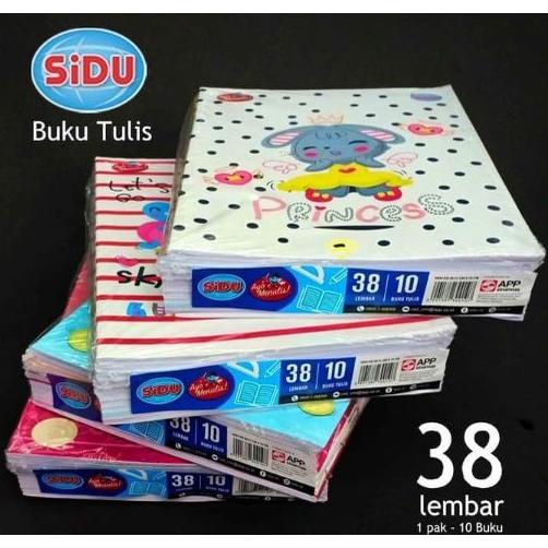 

8.8 [Discount] Buku Tulis Sidu 38 Lembar / Buku Tulis Sekolah ( 1 Pack Isi 10Pcs ) New !!