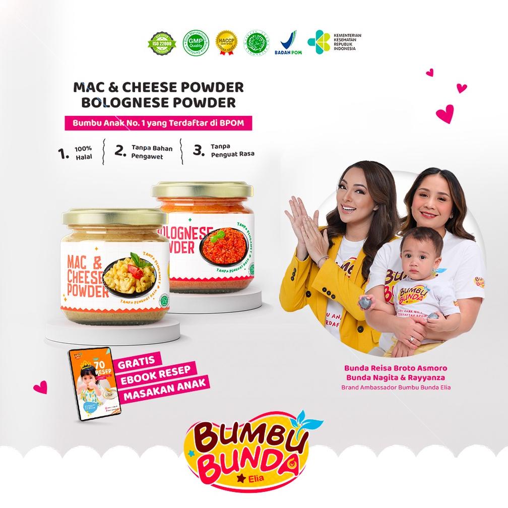 

8.8 [Discount] Bumbu Bunda Elia Mac & Cheese Powder / Bolognese Powder Non Msg Non Pengawet / Bumbu Pasta Anak / Bumbu Mpasi New !!