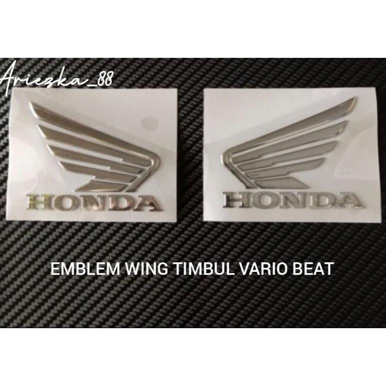 New Arrivals Emblem Sayvario 150 Ori Sepasang | Sticker Emblem Wings Sayhonda Vario Beat Variasi Mot