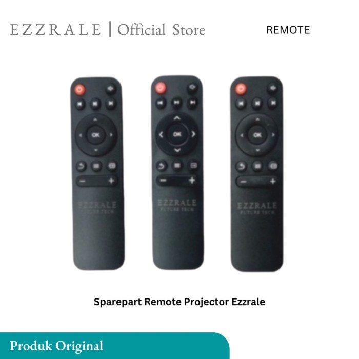 EZZRALE REMOTE EZH5 - EZ850 SPAREPART PROJECTOR-Remoted EZY1