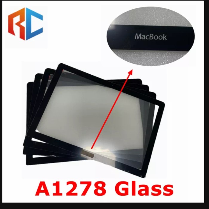 A1278 Kaca Apple screen glass Macbook Unibody 13 13.3 layar LCD Depan