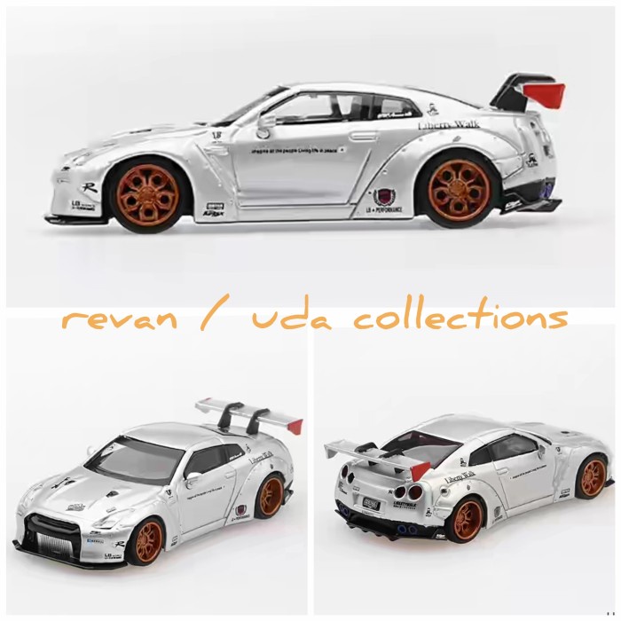 Terlaris Minigt Mini Gt 85 Nissan Skyline Gtr R35 Rear Wing Ver 1 Magic Pearl