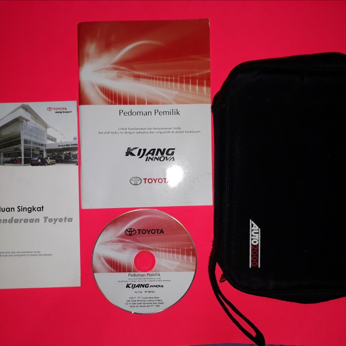 {Bekas} Buku Manual Pedoman Petunjuk Manual Book Innova Reborn Original Murah