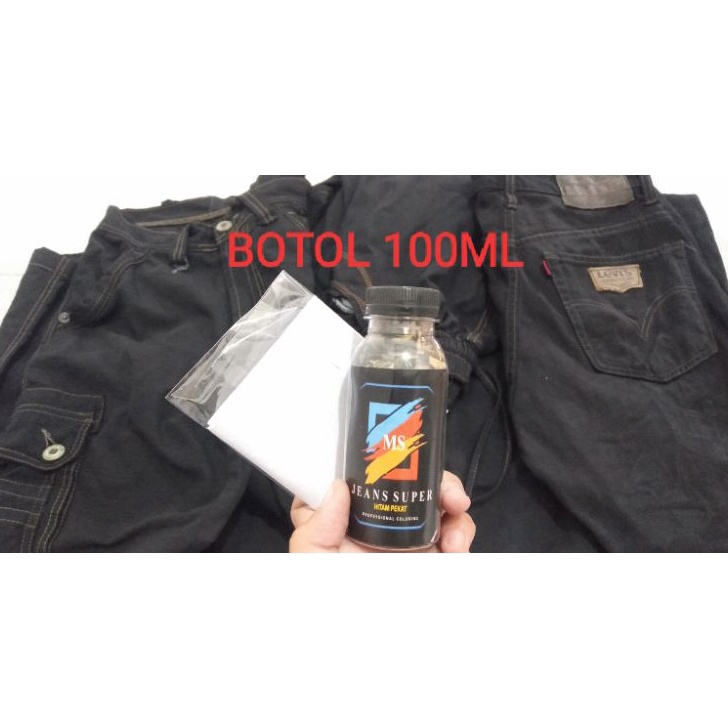 HKJS1320㊖ PEWARNA PAKAIAN|PEWARNA JEANS| WENTER CElANA|WANTEX BAJU|PRAKTIS | HITAM PEKAT|PERMANEN ㊊