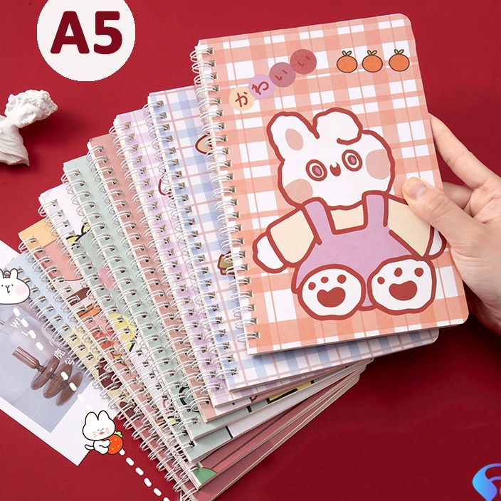

PWQQ1441㊓ 60 lembar Buku Tulis A5 /Notebook A5/buku gulungan A5/Buku Tulis Sekolah isi 60 lembar-Suning Mall ㊢