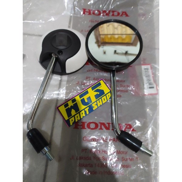 Terlaris Kaca Spion Honda Scoopy New Prestige Terbaru 2020 2021 Putih Doff Ori