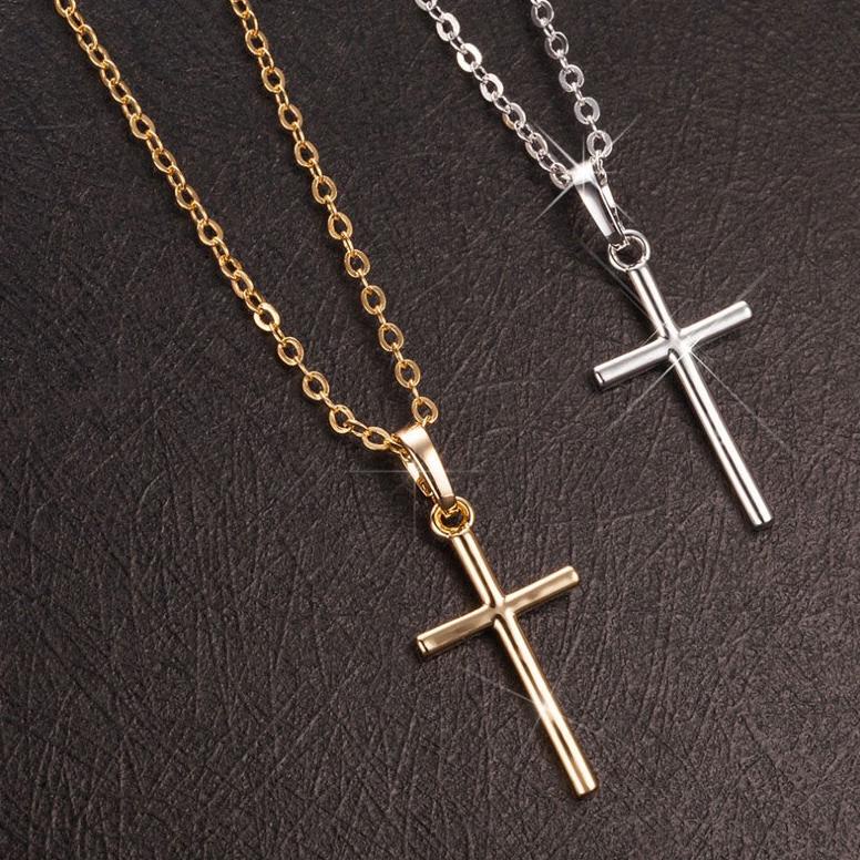Terbaik Kalung Salib Pria Rantai Vintage Cross Salib Liontin Kalung S