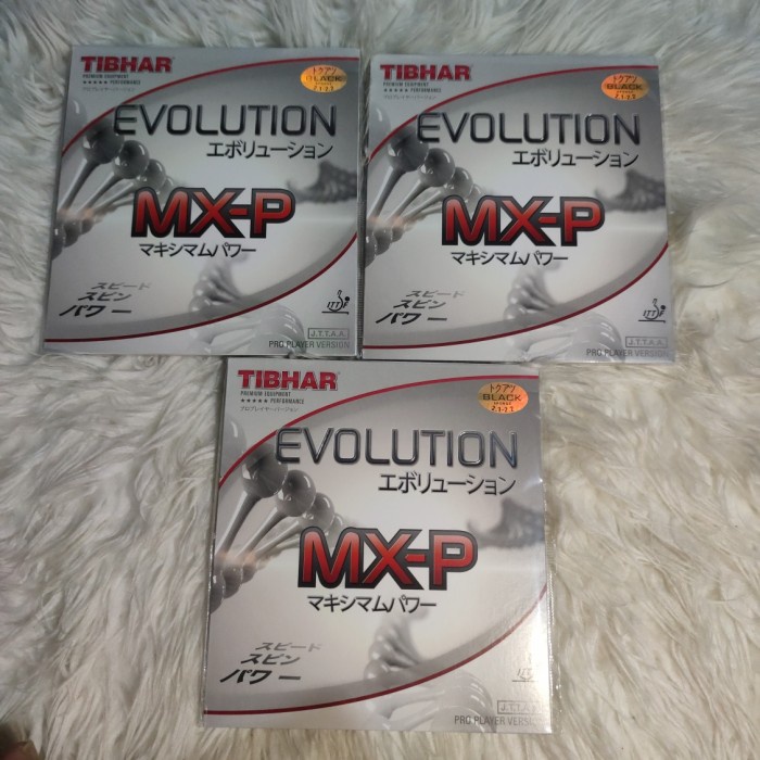 Terlaris Karet Pingpong Tenis Meja Tibhar Evolution Mxp/ Mx-P Original Germany