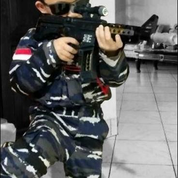 Baju tentara anak Baju TNI AL loreng Kostum Loreng TNI Angkatan Laut