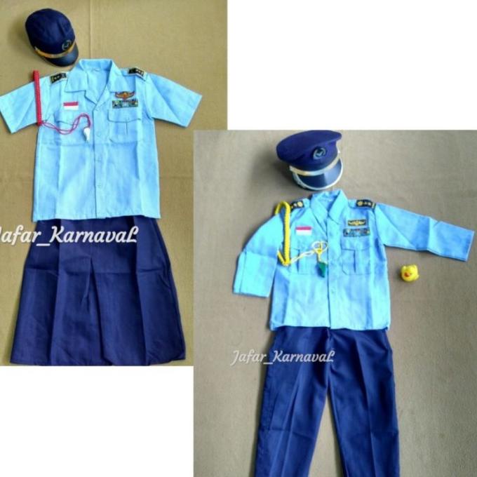 BAJU TNI AU ANAK, SERAGAM TNI AU PUTRA /SERAGAM TNI AU PUTRI
