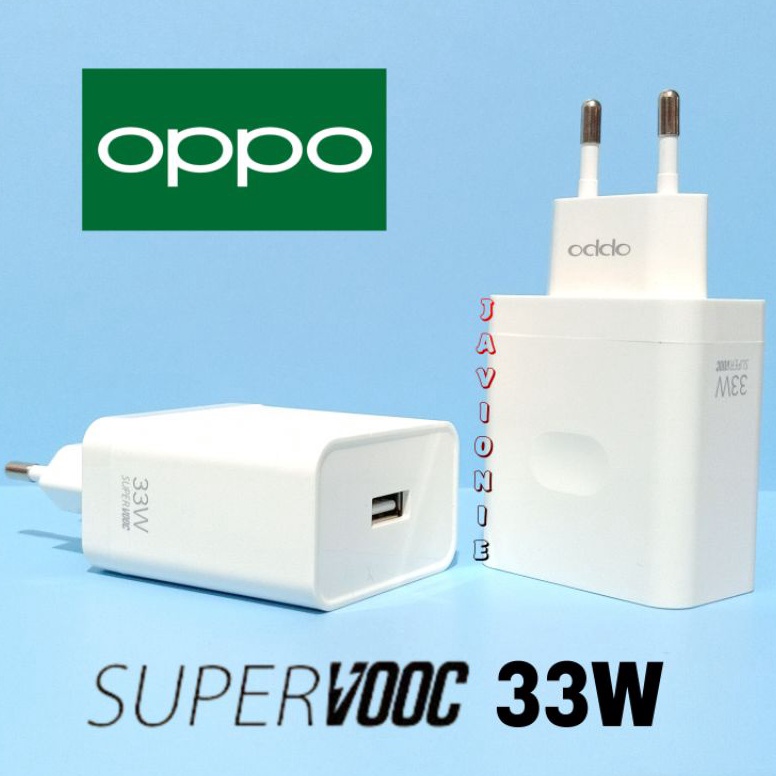 Stok Terbaru.. Charger Casan OPPO Super VOOC 33W Reno 7 7z 8 8z 8T A57 A58 A74 A76 A77s A78 A95 A96 
