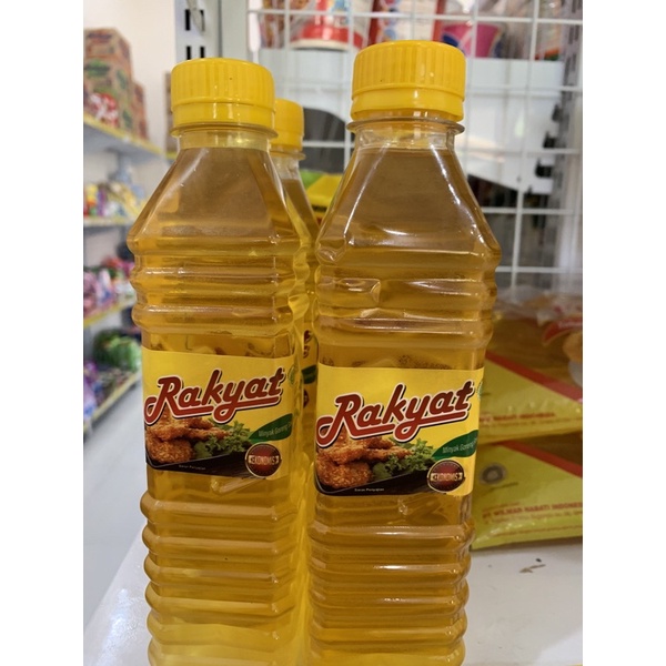 

Minyak Goreng Rakyat 400 ml kemasan botol