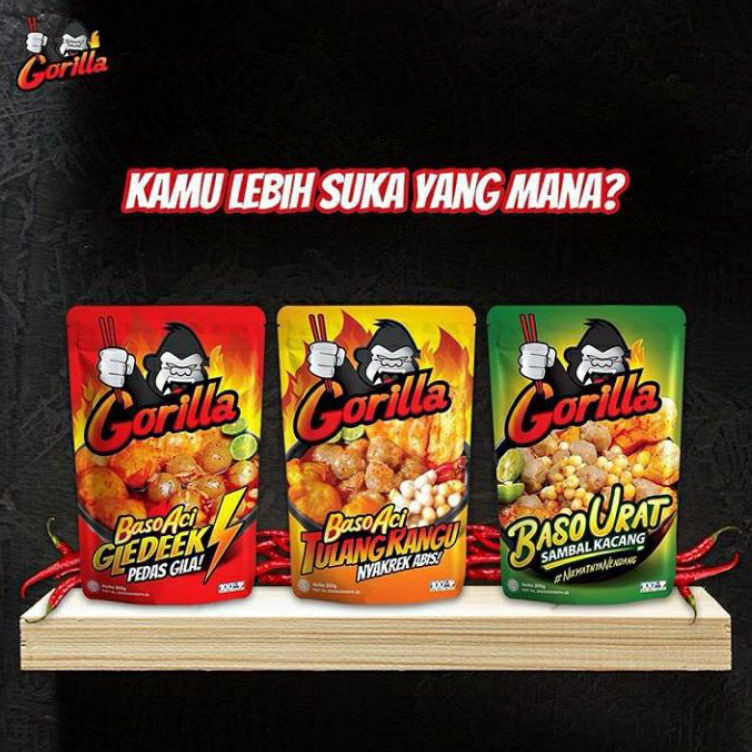 

★Stok Banyak ZKGOF Baso Aci Gorilla Boci Khas Garut Y61 Best Product