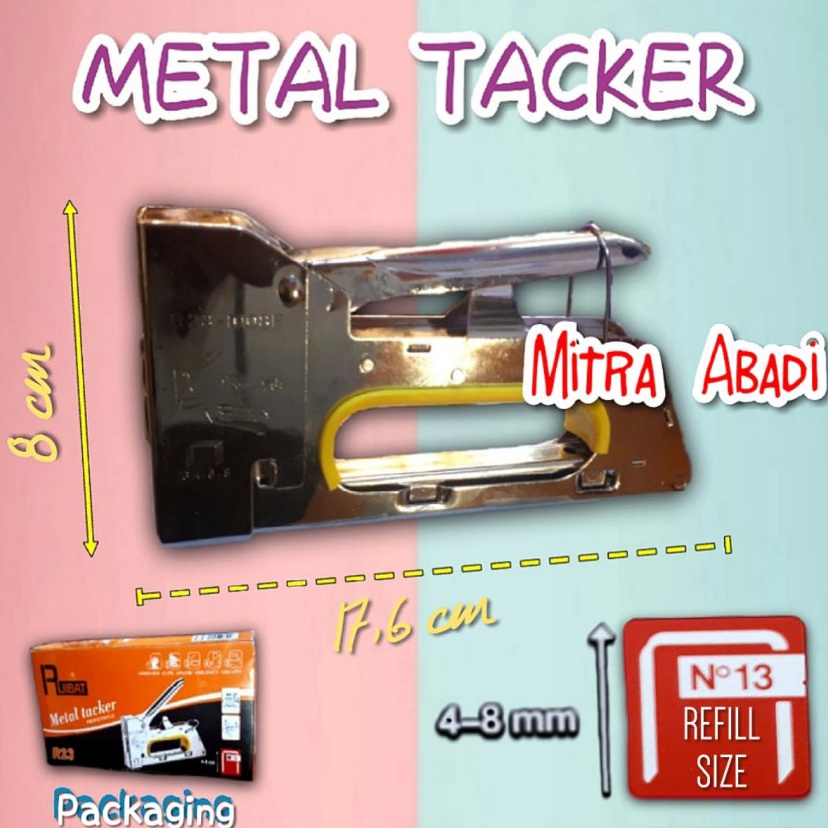 

➘Terkini✱➘ I0JHU Metal Tacker Professional / Stapler Gun / Stapler Tembak Besi V52 ✷Laris