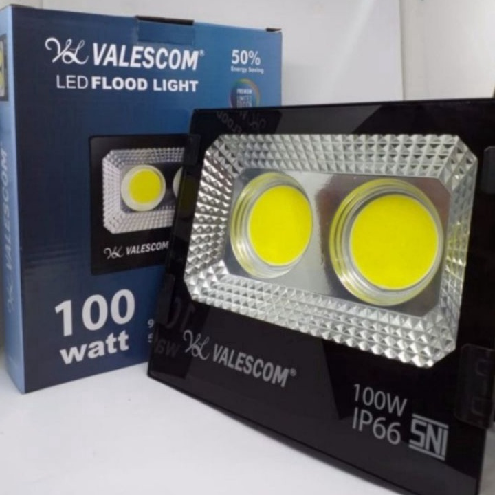 Baru Lampu Sorot Tembak Led 100W 100 Watt COB Valescom