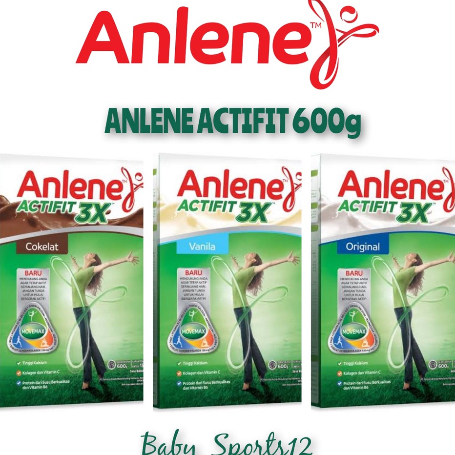 

YHLW1664㊕ Anlene Actifit Formula 3X 600/590g ㍿