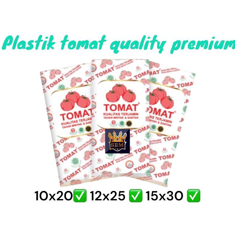 ￣ Rz SBM ~ Plastik PE Tomat 20x35 / 15x30 / 12x25 / 10x20 plastik es batu plastik gula plastik 1kg 1
