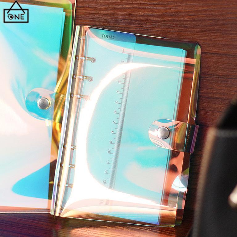 

Viral CodA6/A5 Clear Soft Pvc Notebook Binder Cover Planner 6-Ring Loose-Leaf Folder Stationary-A.One