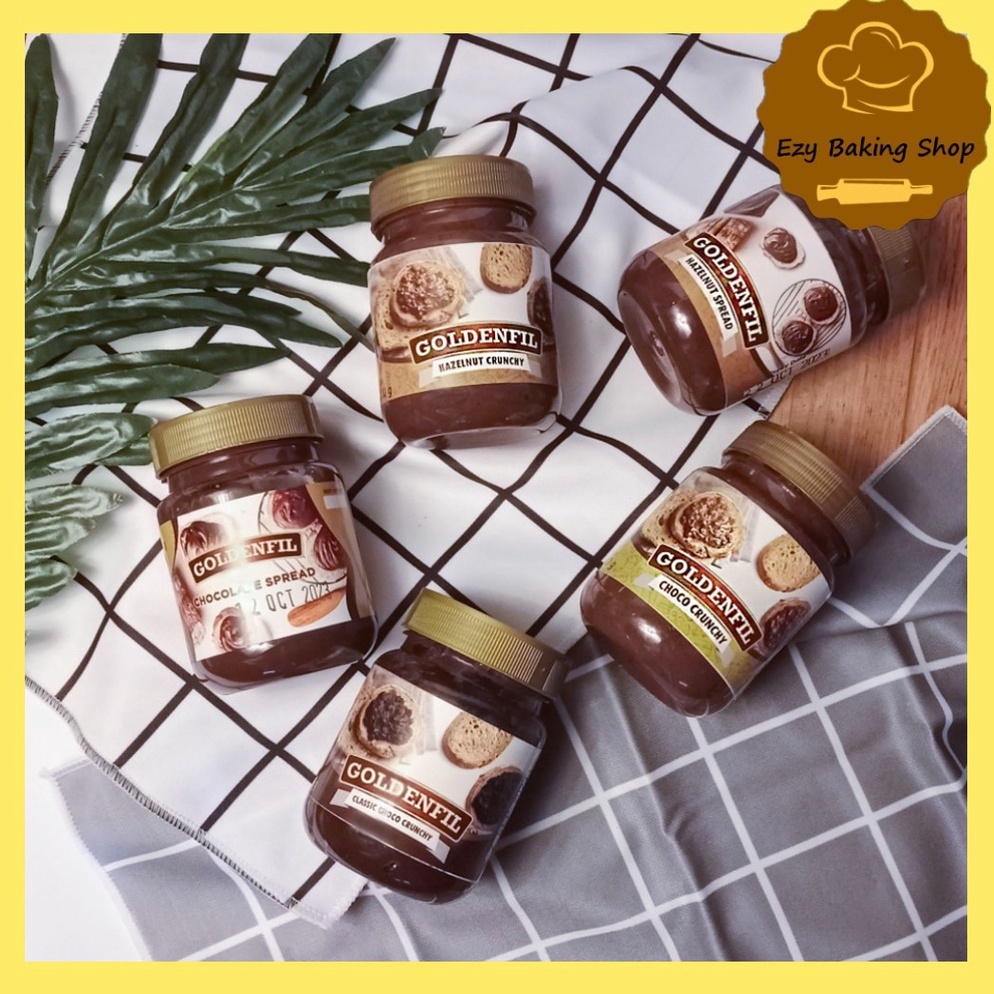 

4.4 SALE Selai Goldenfil 200gr Aneka Rasa Coklat Crunchy Tiramisu Green Tea Hazelnut Strawberi