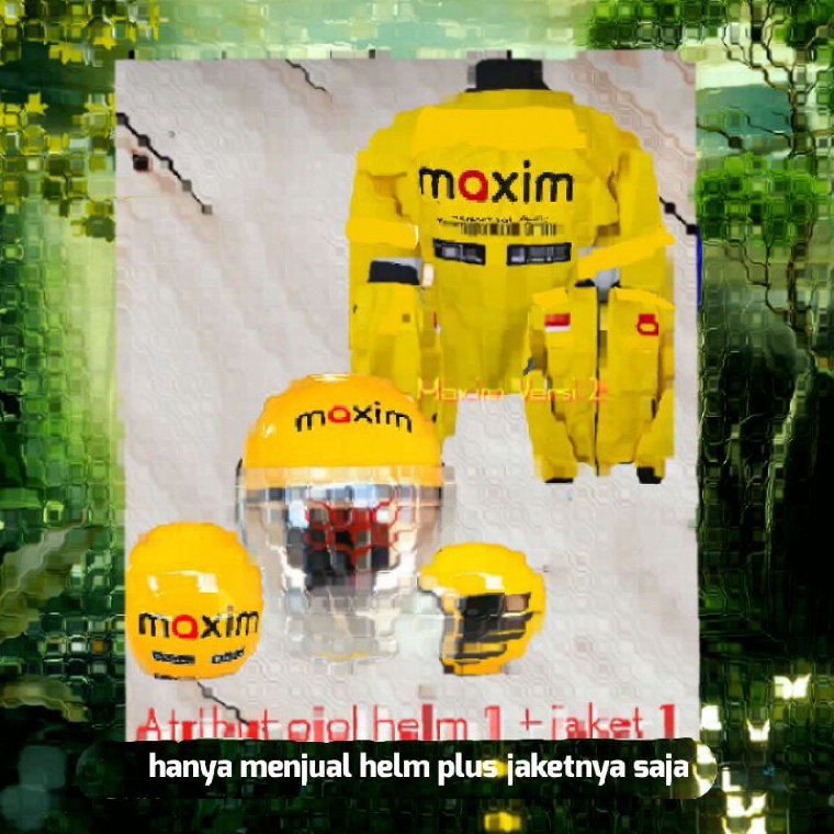 Terlaris.. jaket plus helm maxim