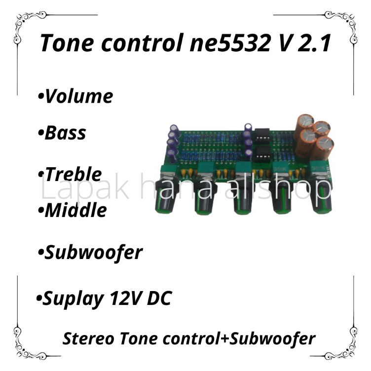 ・ ms Tone control 2.1 tone control setereo stereo class d ne5532 plus subwoofer v Produk Terkini ▼.