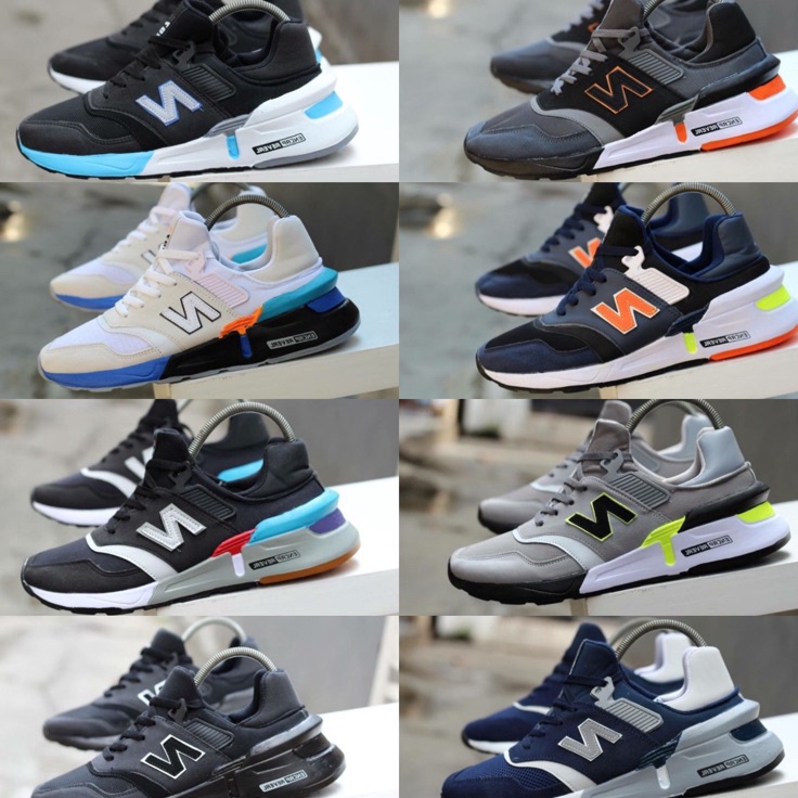 nc SEPATU SNEAKERS 997S BLACK WHITE BLUE RED NAVY ARMY TOSCA ✫ Model Terkini