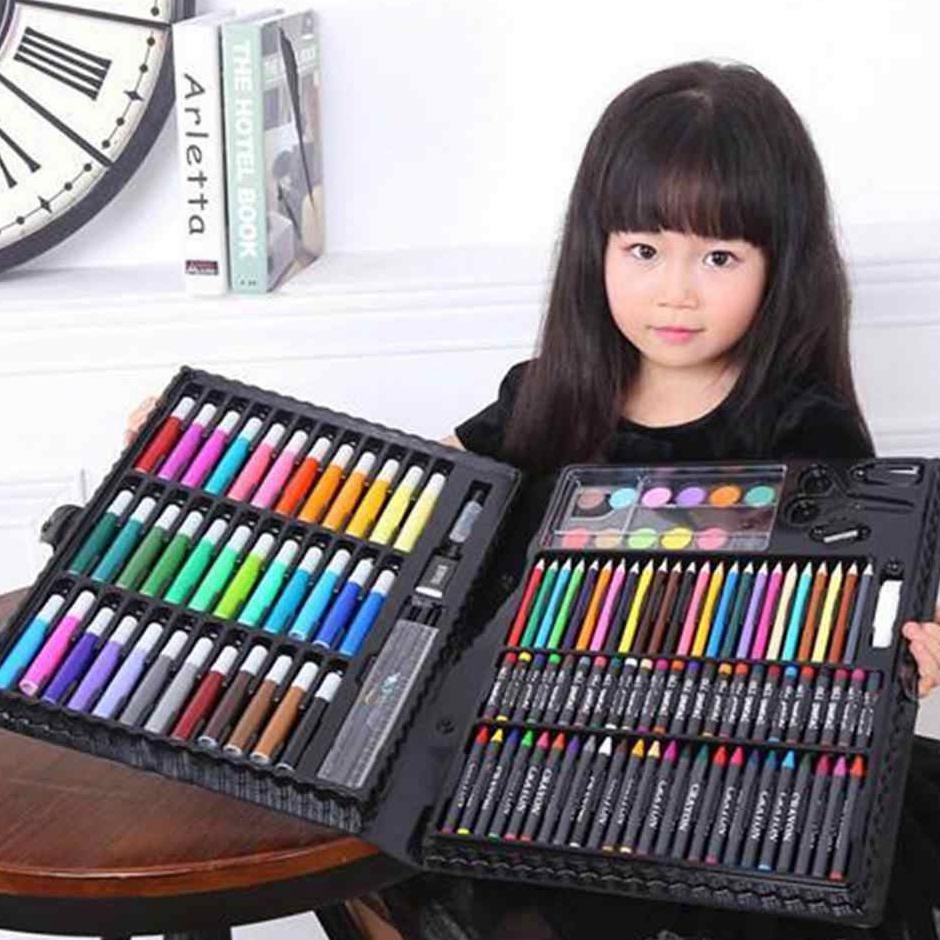 

✲Ready✿ P60JE (VCM) Crayon Set Mewarnai Melukis Pensil Menggambar 150 Pcs / Alat Tulis Anak P61 Ready Stock