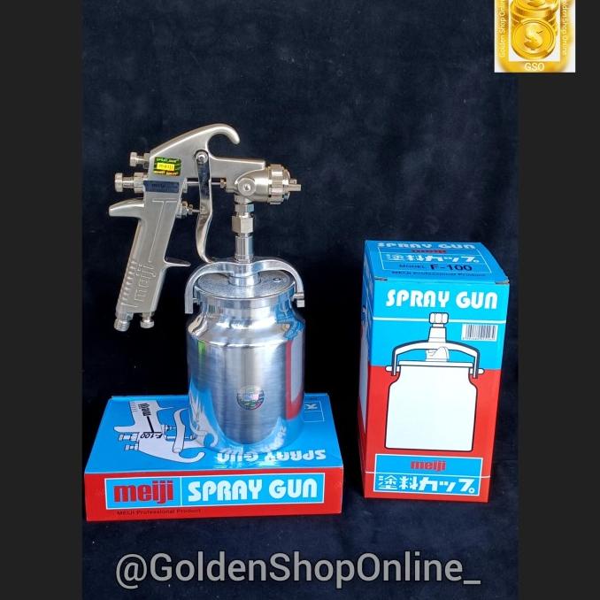 SPRAY GUN F100 MEIJI TABUNG BAWAH