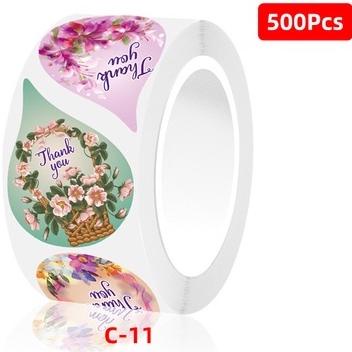 

Terbaru Sticker Water Drop Thank You / Sticker Packing / Sticker Label 1 Roll (500Pcs) 2,5X3,5Cm