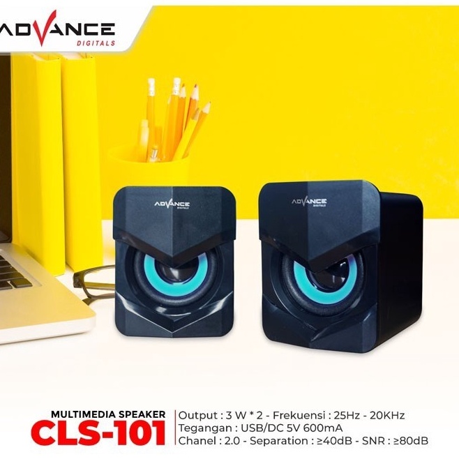 ➷ Speaker Advance CLS-101 / CLS101 Speaker Komputer Speaker Laptop ❊ ♠