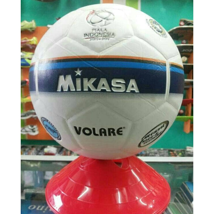 ➔ BOLA KAKI MIKASA NO 4- BOLA SEPAK MIKASA VOLARE SIZE 4 BAHAN PVC AWET ❈ ★★★★