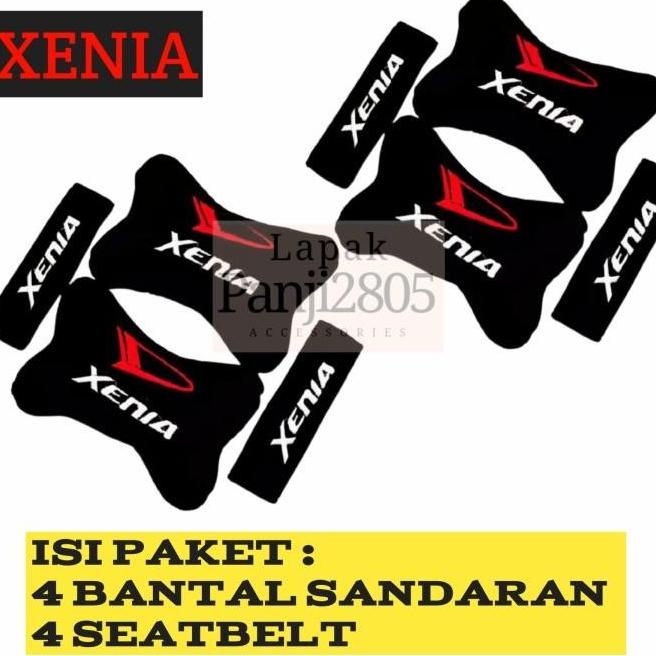 Bantal mobil XENIA isi 4 Headrest Bantal jok sandaran kepala