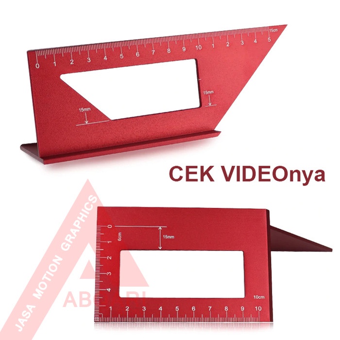 

Ter Ruler / Ggaris Kombinasi Shinwa / Siku Tukang / Speed Square