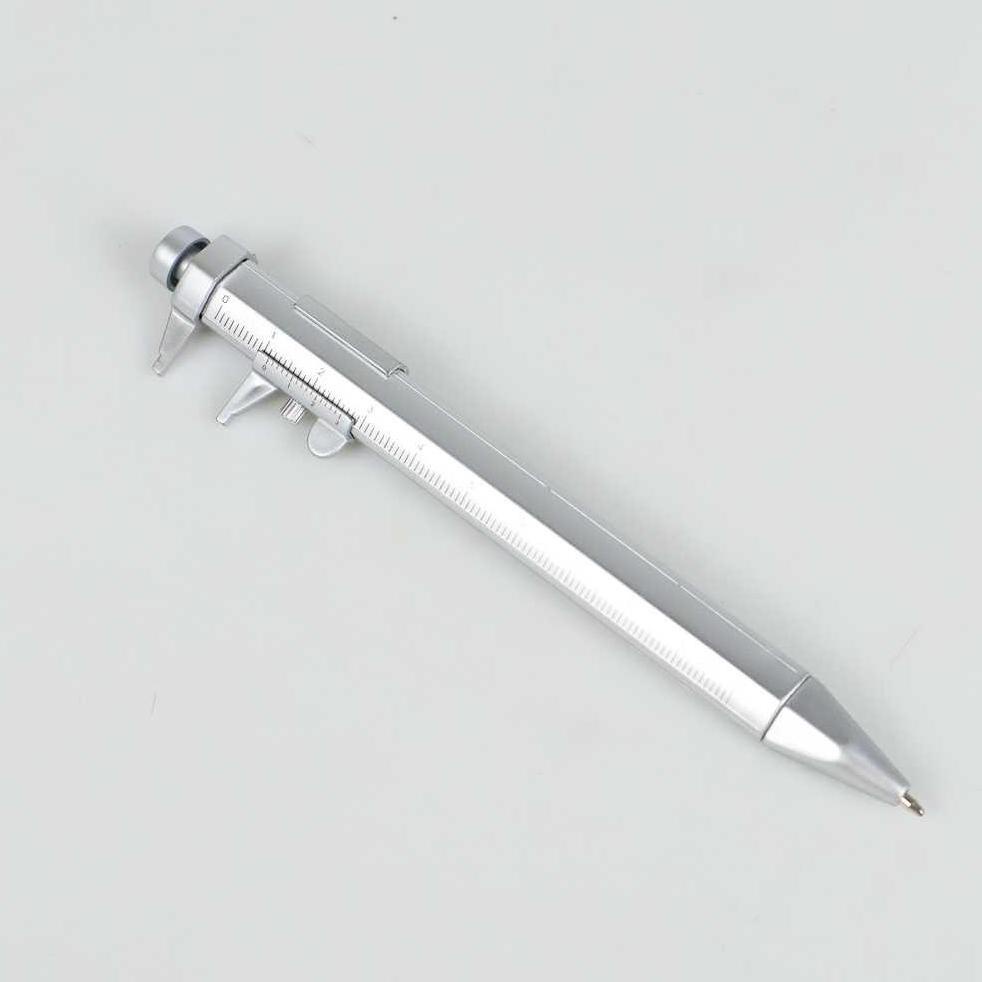 

Terbaik Taffware Pena Pulpen Multifungsi Ballpoint Pen Caliber Measuring Tool Scale Ruler - B100 - Silver