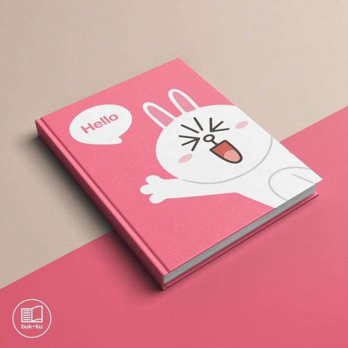 

TERLARIS NOTEBOOK LUCU TEMA LINE SIDU BUKU CATATAN TULIS NOTE CUSTOM