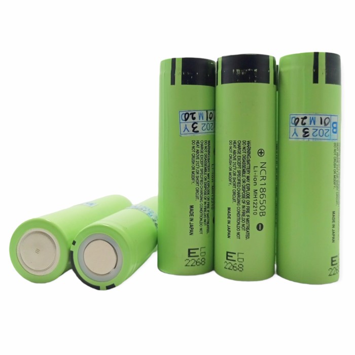 Baterai Panasonic Ncr18650B 3400Mah Baterai 18650 Original