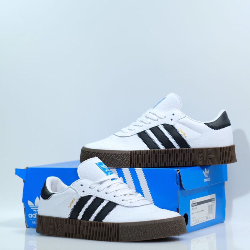 Adidas Samba Rose White Black Gum Sneakers Original BNIB