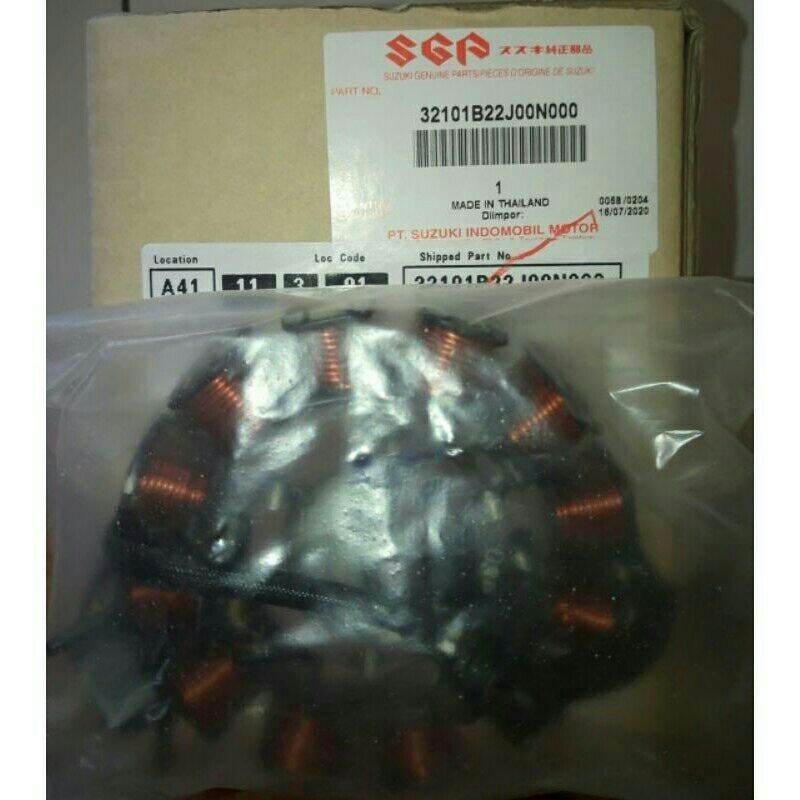 SPULL STATOR ASSY MAGNETO SUZUKI SHOOTER SMASH INJEKSI SGP SGP