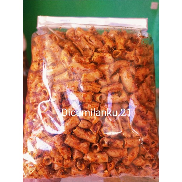 

Seblak makaroni bantat pedas daun jeruk isi 250gr