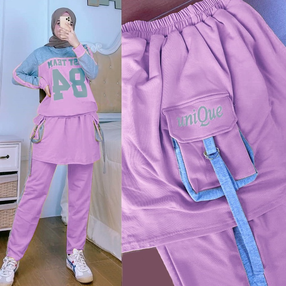 _ rt Setelan Baju Olahraga Sepeda Setelan Muslim Olahraga Muslimah Baju Olahraga Wanita terbaru uniq