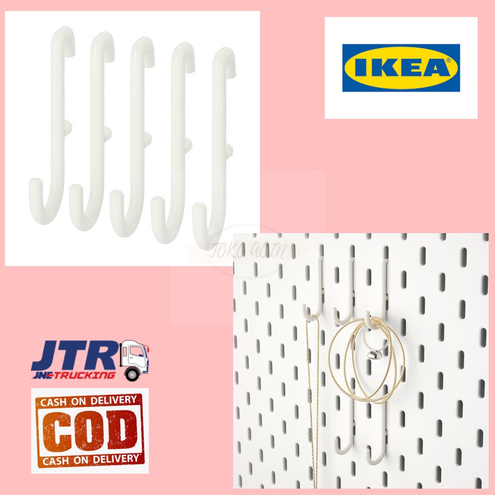 

Ready!! [READY SIAP KIRIM] SKADIS aksesoris skadis papan notes, pengait papan notes, wadah papan notes, aksesoris papan berlubang, aksesoris wall organizer Grosir