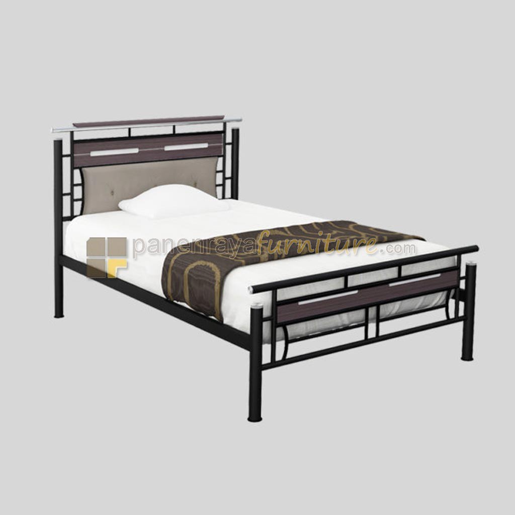 Tempat Tidur Siantano Jasmine 120 Tanpa Kasur (Black)