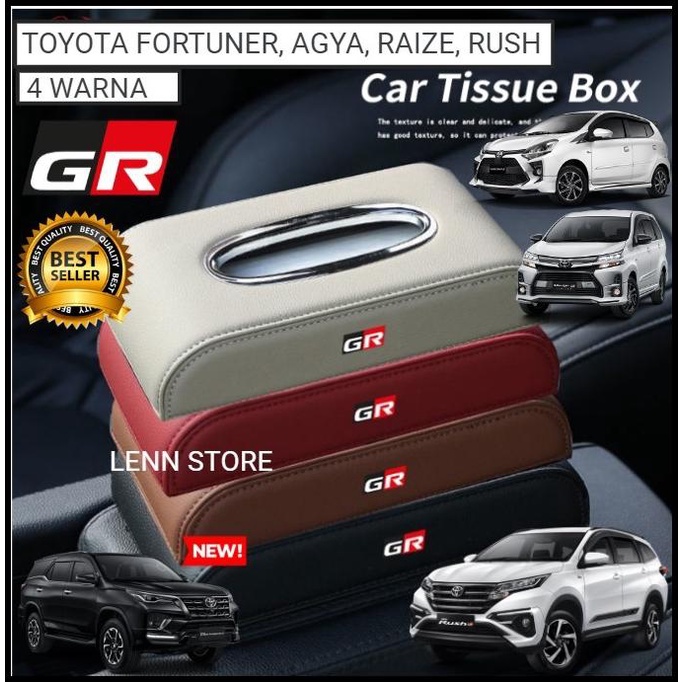 Terlaris Kotak Box Tisu Mobil Gr Sport Toyota Fortuner Rush Raize Agya Avanza