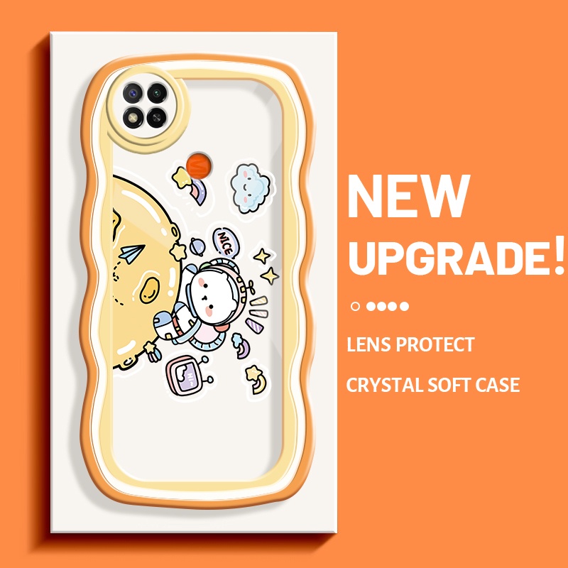 Casing Ponsel untuk Xiaomi Redmi 9C NFC Redmi 8 9A 10C 8A 9T Case pelindung Gel silika Casing kamera