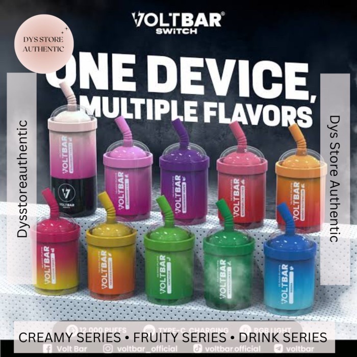 READY STOCK NEW VOLTBAR SWITCH 12000 PUFFS VOLTBAR 12000 STARTER KIT