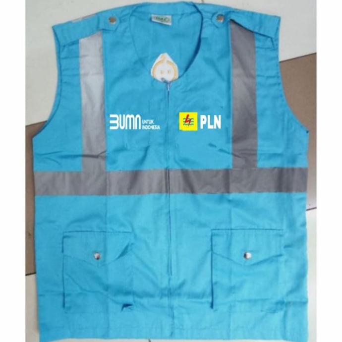 Rompi pln rompi Indonesia power PLN rompi kerja PLN rompi safety