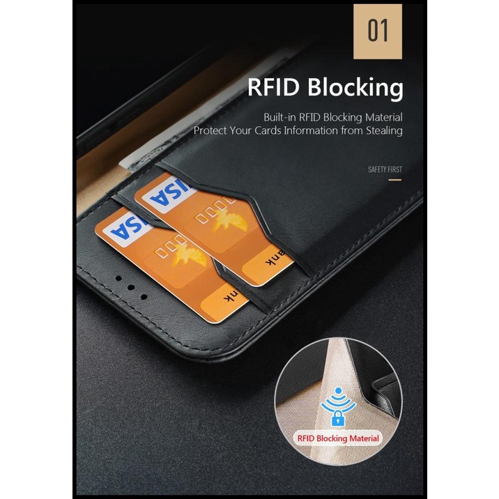 Terlaris Dux Ducis Hivo Series Leather Wallet Case Iphone 13 Pro Max Iphone 13