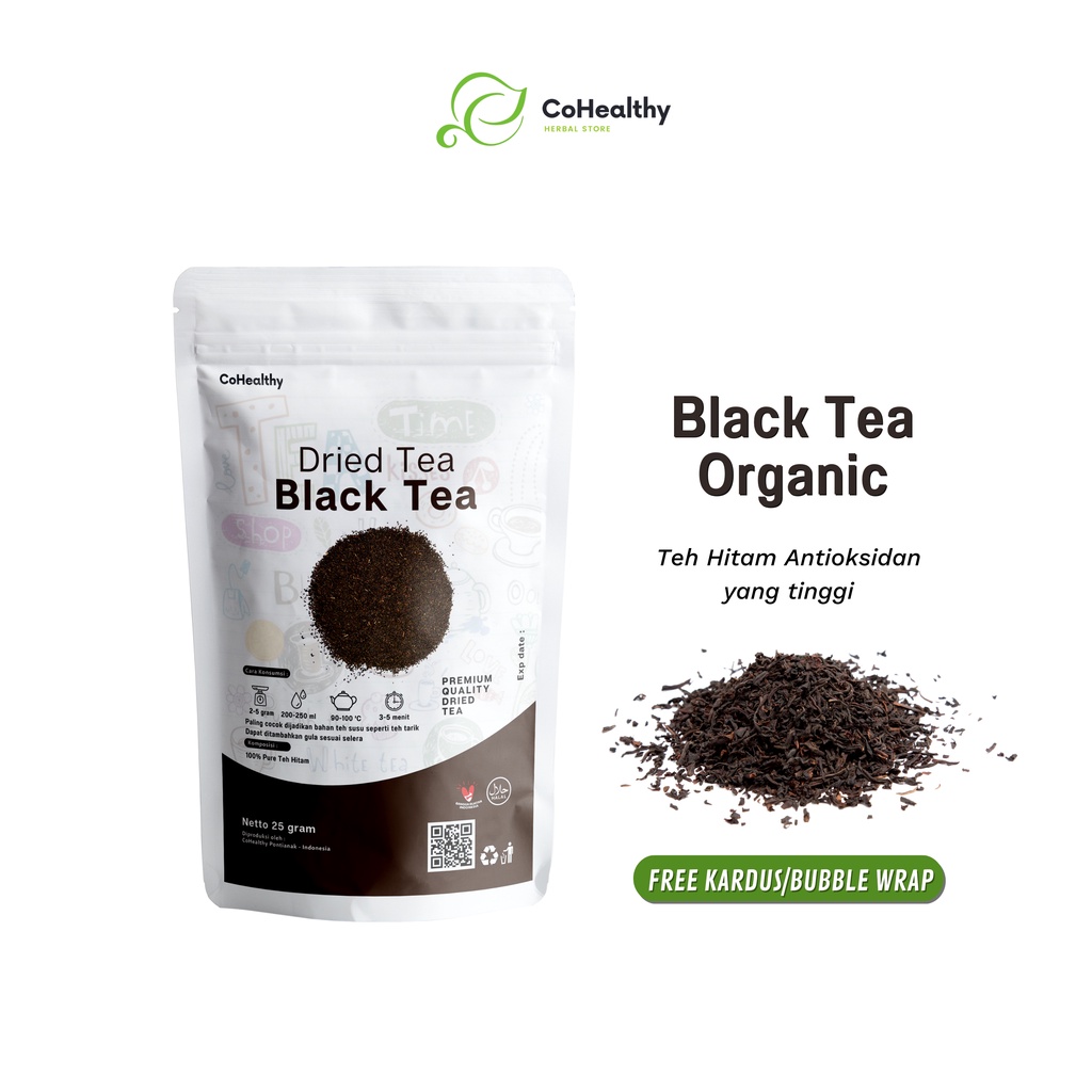 

Black Tea Premium / Teh Hitam Organik 25 gram